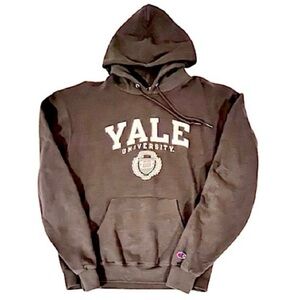 Champion- Yale University Charcoal Gray Hoodie. Size: medium